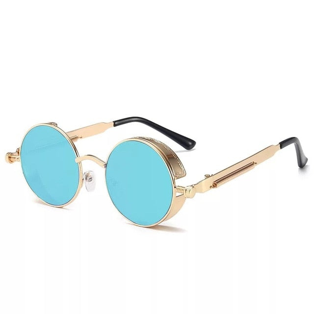 Round Retro Cool Shades. "Rodeo Rider" Sunglasses. Polarized lens. WickedYo